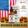 Chaga Mushroom Dual Extract 100% Mushroom Fruiting Bodies