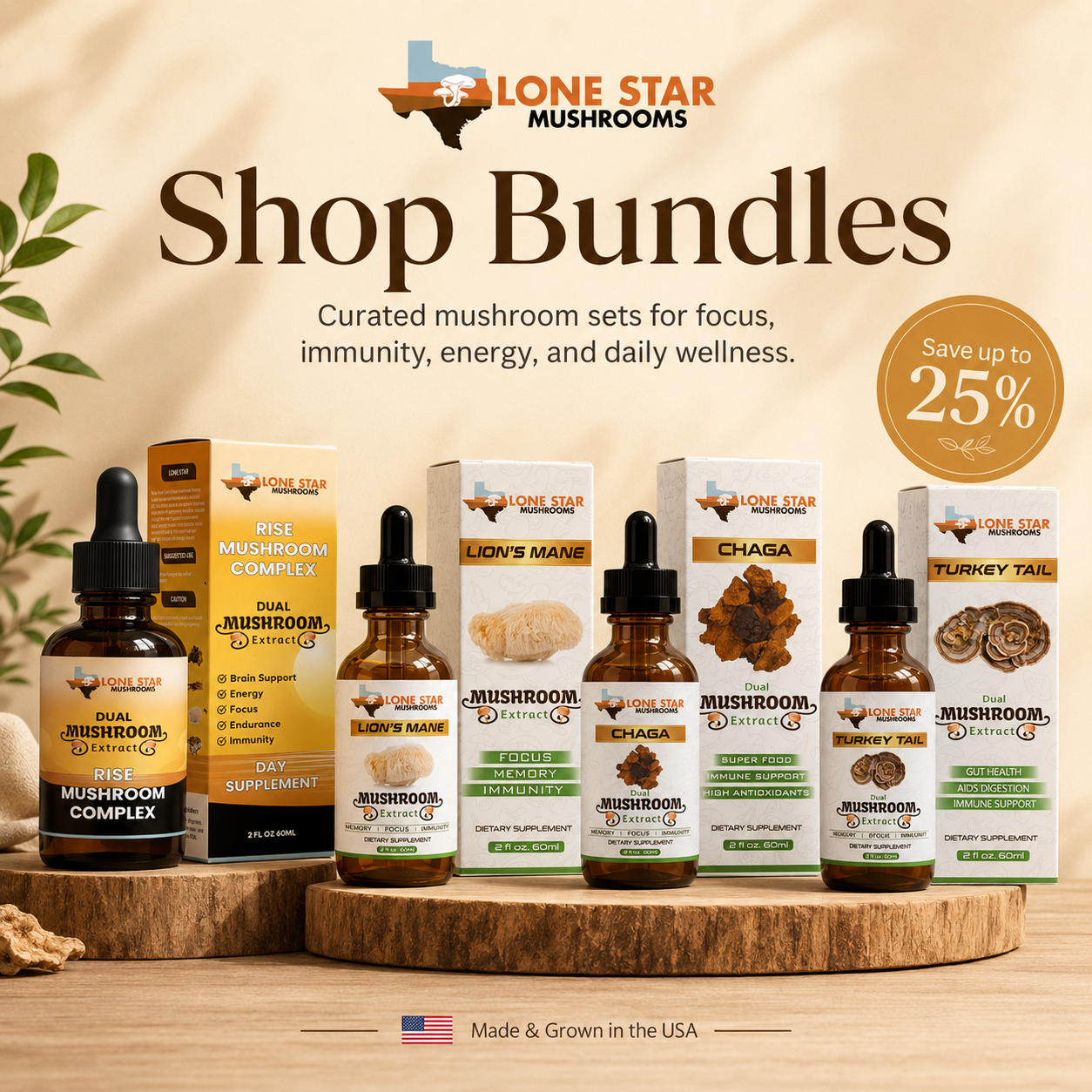 Mushroom Extracts Bundle