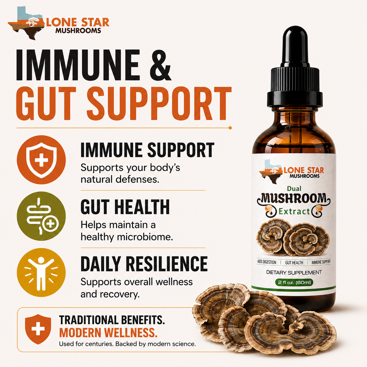 Turkey Tail Mushroom Extract