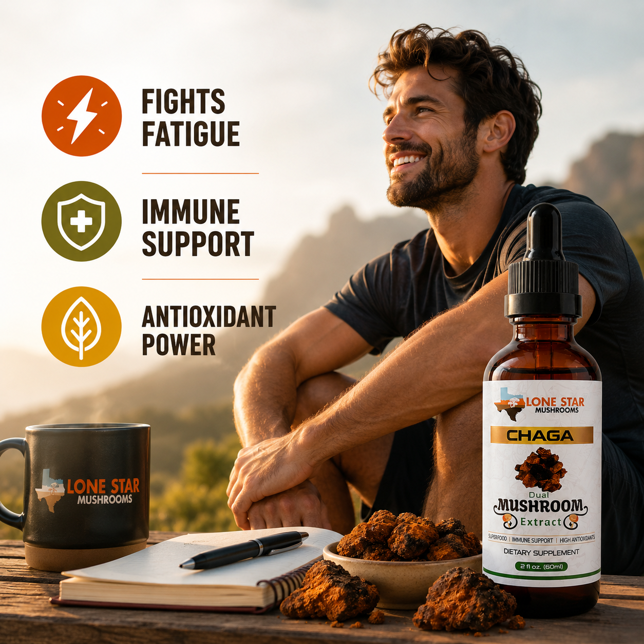 Chaga Mushroom Dual Extract