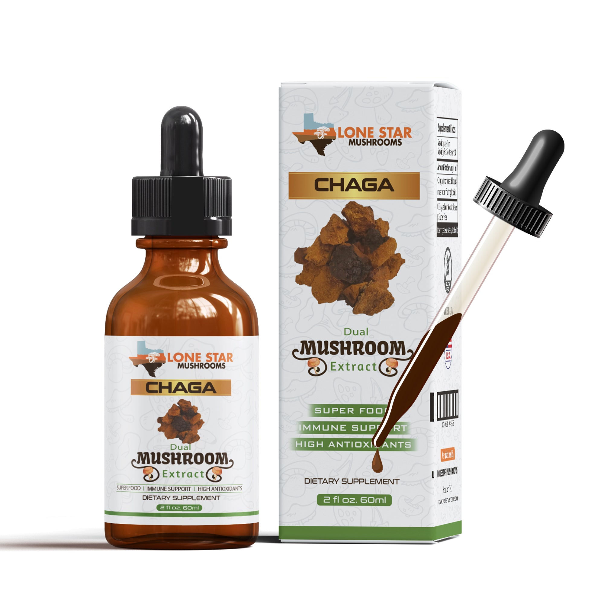 Chaga Mushroom Dual Extract