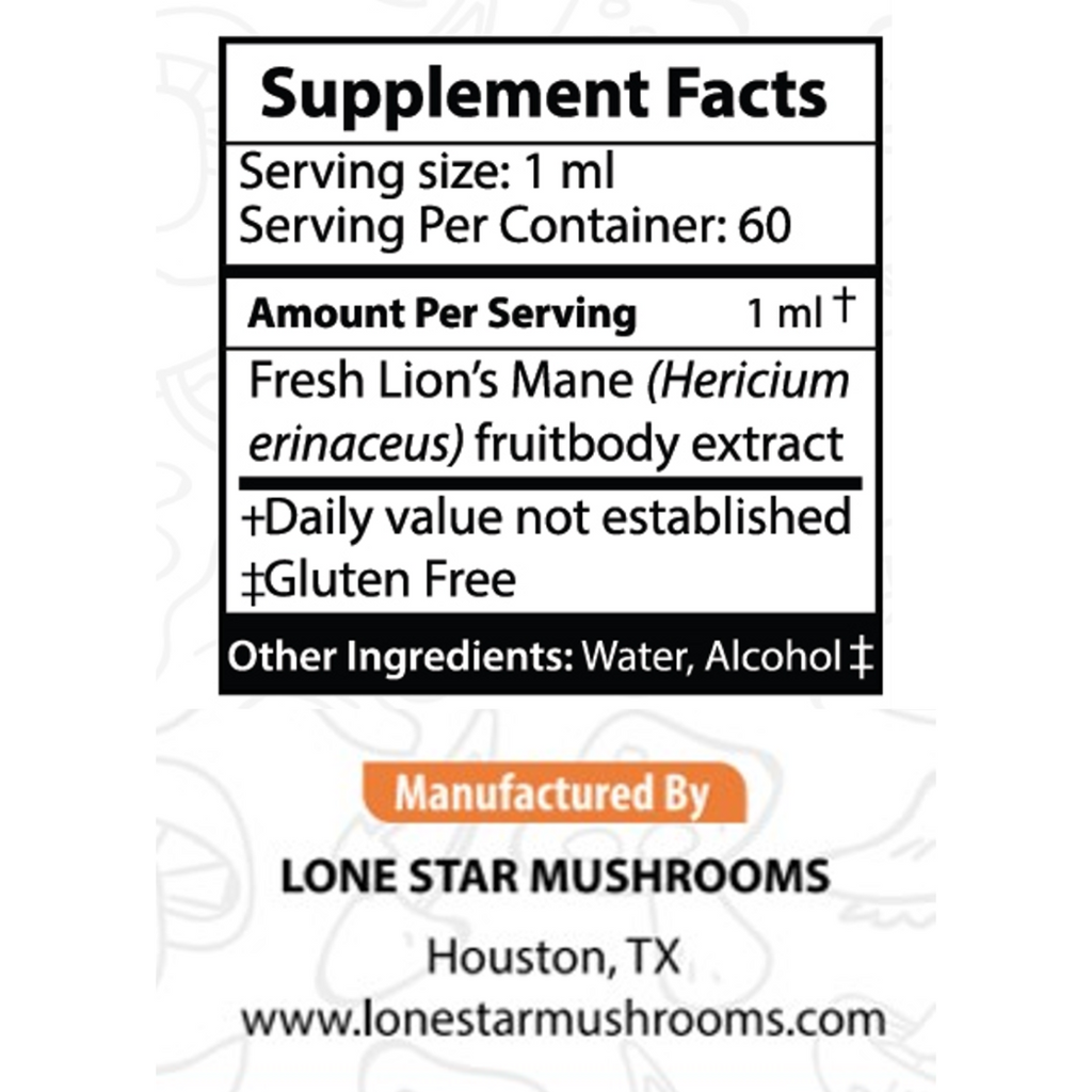 Lion's Mane Mushroom Extract Supplement